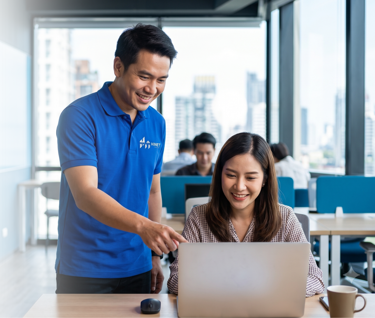 ทีม Hinet กำลังอบรม Microsoft 365 ให้ผู้ใช้งานในองค์กร